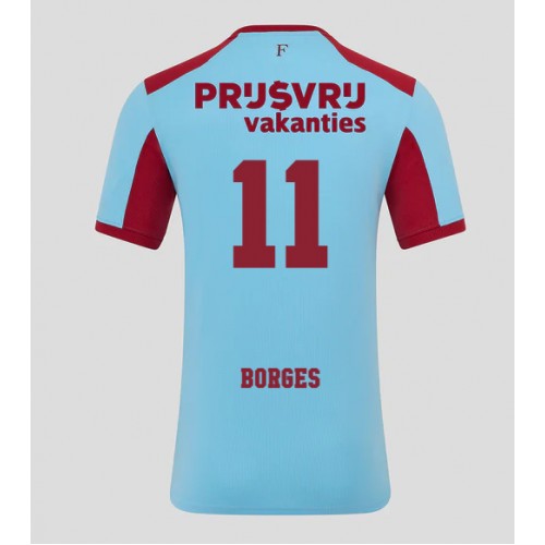 Feyenoord Goncalo Borges #11 Replica Third Stadium Shirt 2025-26 Short Sleeve Feyenoord Goncalo Borges #11 Replica Third Stadium Shirt 2025-26 Short Sleeve